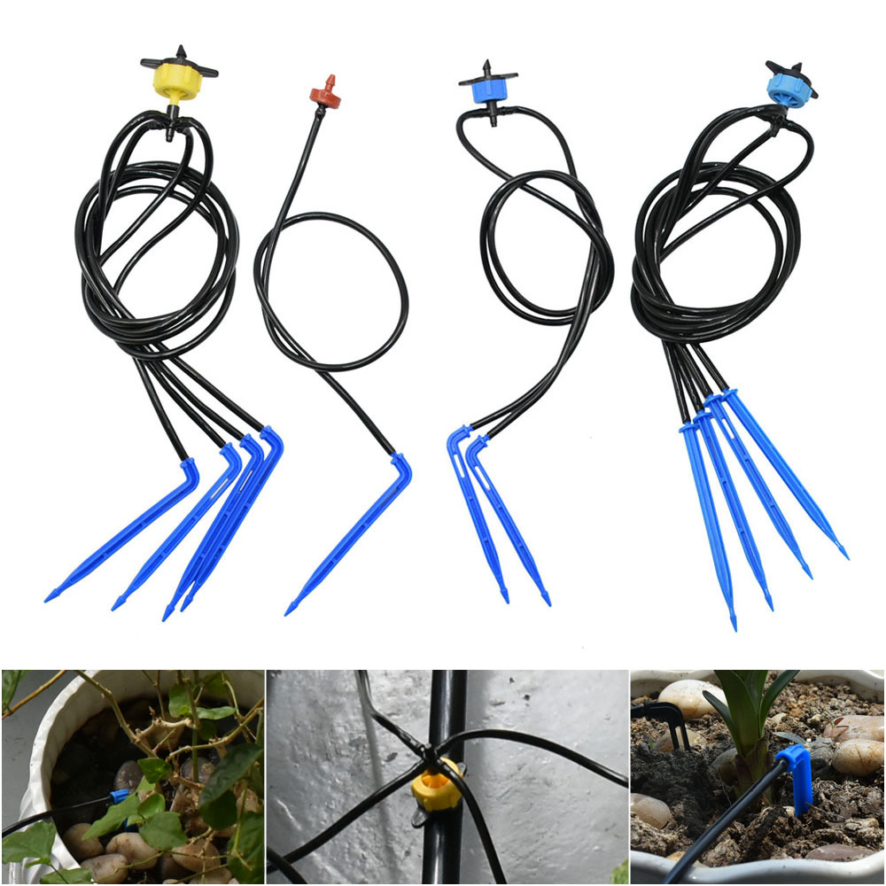 Urban Farming System - Greenhouse Potted Curved Arrow Drip Irrigation