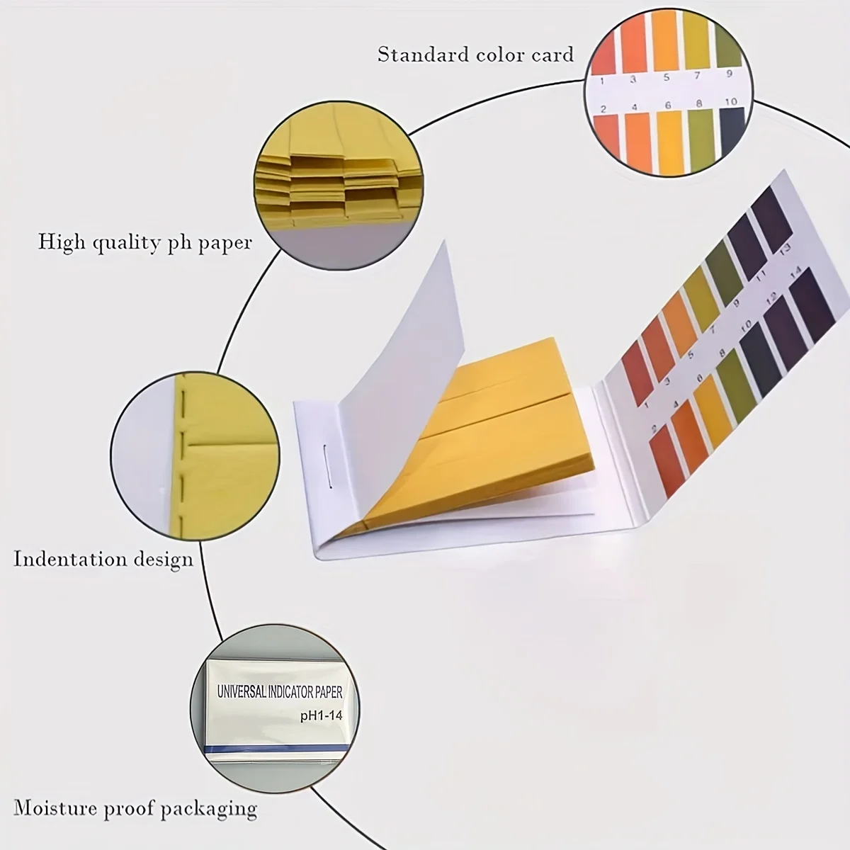 80 Strips/pack PH Test Strips  - Ph Up Down Solution ulasan dan harga