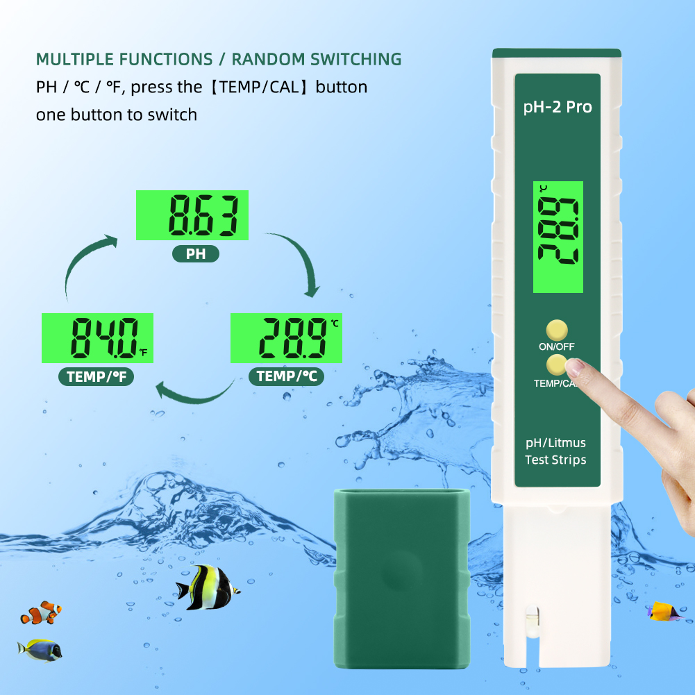 Yieryi Digital PH Meter with L - Ph Up Down Solution ulasan dan harga