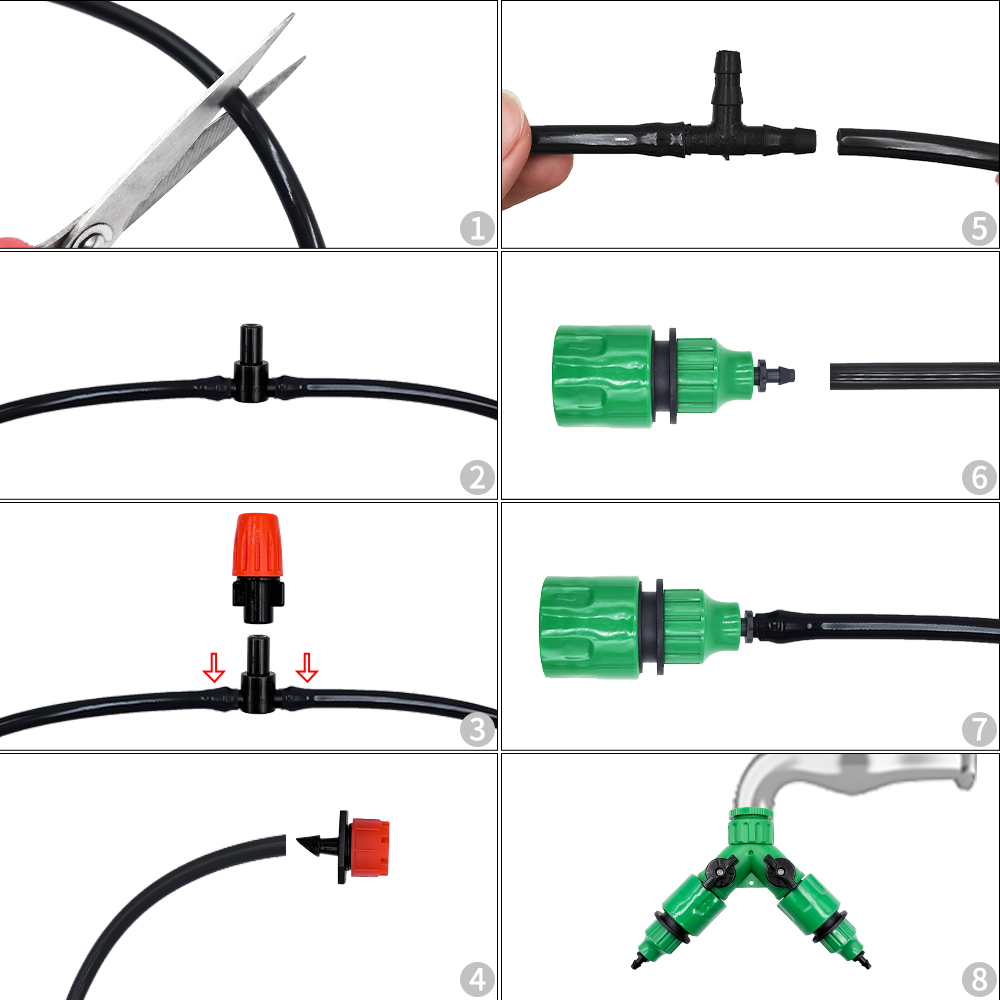 Irrigation System Garden Tools - Urban Farming System ulasan dan harga