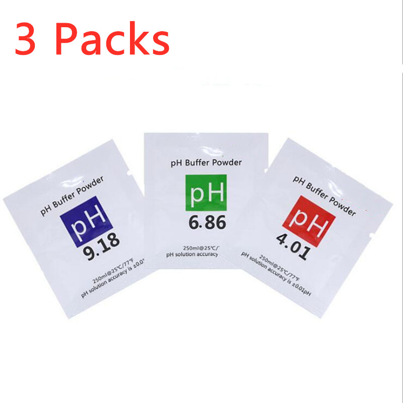 3pcs/lot PH Buffer Powder Meas - Ph Up Down Solution ulasan dan harga