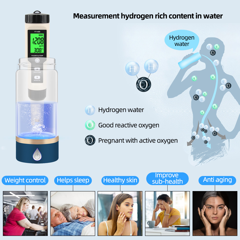 Yieryi Hydrogen Water Tester M - Ph Up Down Solution ulasan dan harga