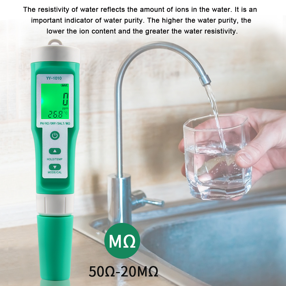 10 in 1 PH/EC/TDS/ORP/H2/SALT/ - Ph Up Down Solution ulasan dan harga