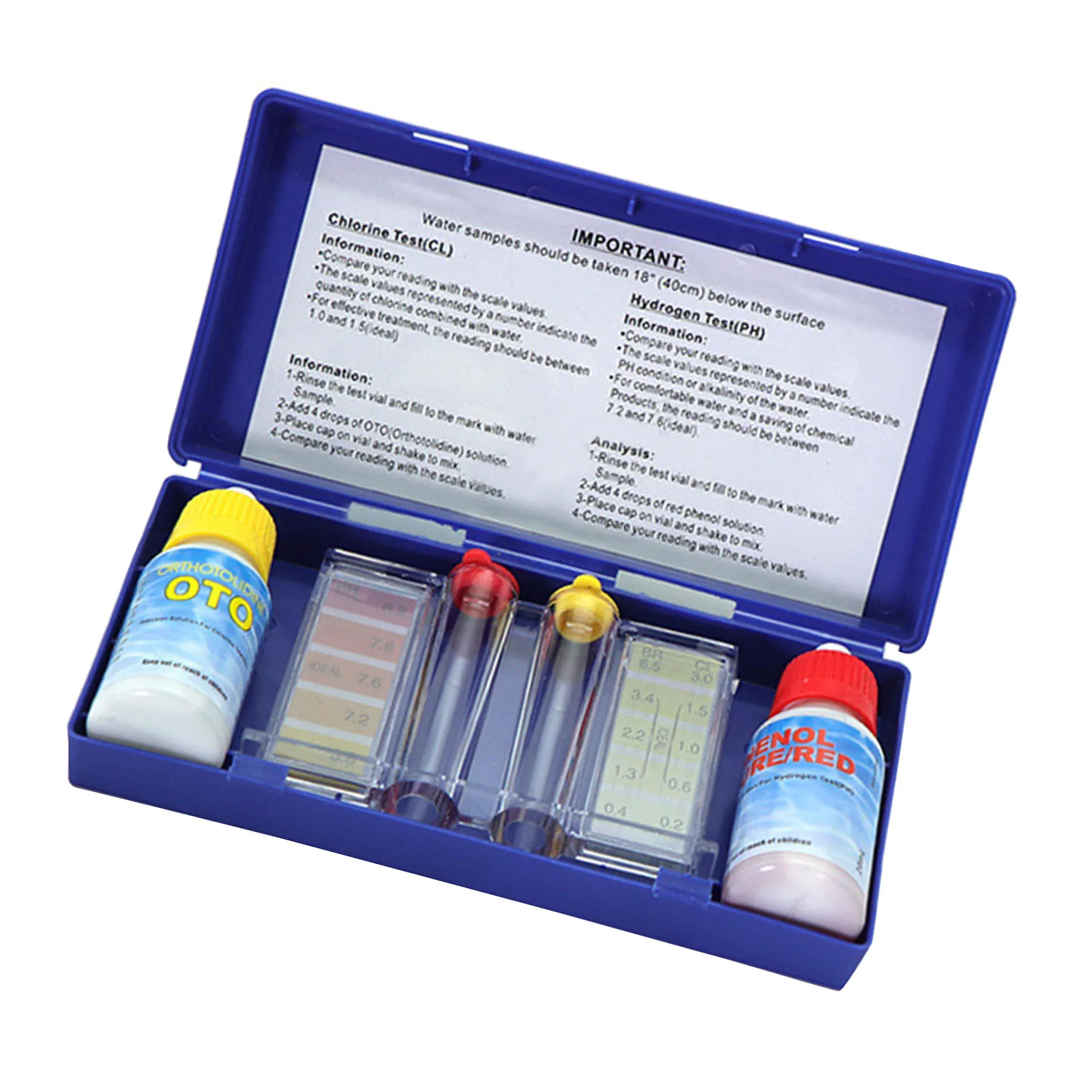 Testing Pipe Water Quality Tes - Ph Up Down Solution ulasan dan harga